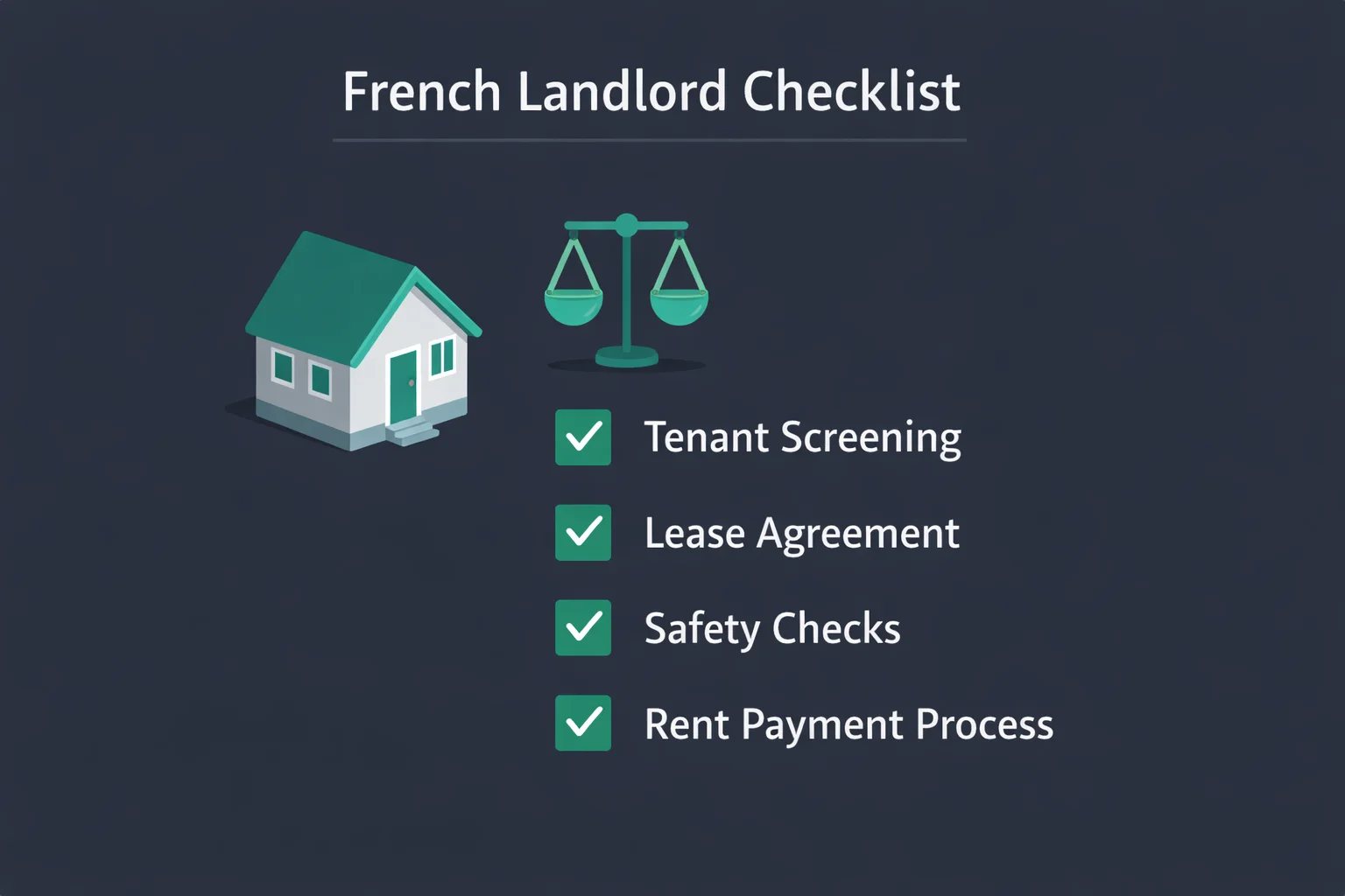 Checklist des obligations légales du propriétaire bailleur en France